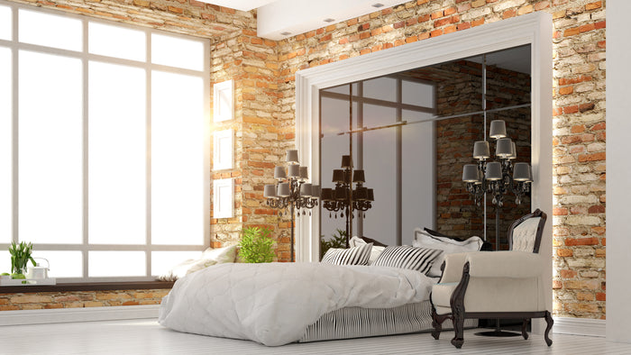 latex mattress in a guest bedroom