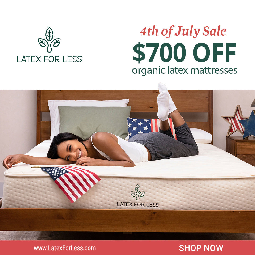 Latex For Less 4th of July Mattress Sale
