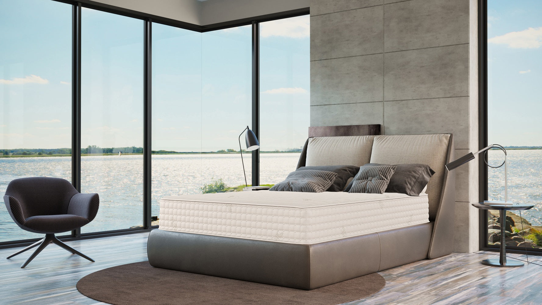 Mattress side view
