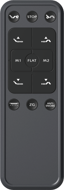 Enhanced Adjustable Base wireless remote